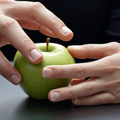 **

*   **Prompt:** Close-up of hands interacting with a high-end Apple product, emphasizing the tactile experience of the smooth, premium materials. Focus on conveying elegance and quality.

**