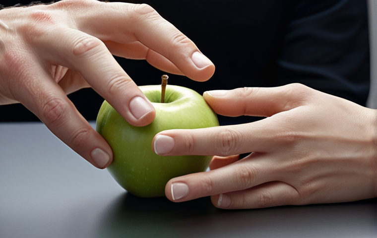 **

*   **Prompt:** Close-up of hands interacting with a high-end Apple product, emphasizing the tactile experience of the smooth, premium materials. Focus on conveying elegance and quality.

**