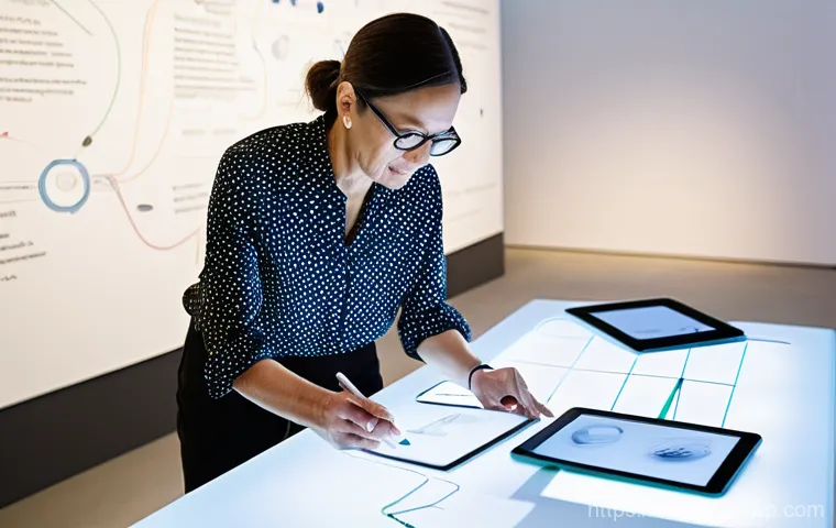 촉각적 UX 디자인을 위한 사용자 조사 방법 - **Prompt: Emotional Connection Through Haptic Feedback**
    "A person, aged mid-20s, with a warm, c...